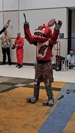 Fnaf Jumpscare Pirate Foxy Dancing GIF
