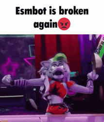Fnaf Security Breach Esmbot Is Broken Again GIF