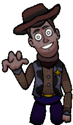 Fnaf Woody Idle Sticker GIF