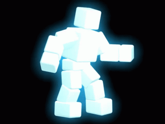 FNAF World Glowing Character GIF