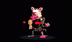 FNAF World Ping Pong GIF