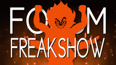 Foam Freak Show Poster Orange Character GIF