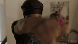 Focus Michaela Coel Fight GIF