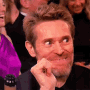 Focused Cam Smiling Willem Dafoe GIF