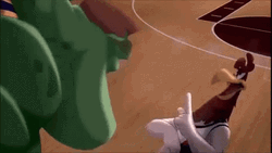 Foghorn Leghorn In Space Jam GIF