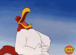 Foghorn Leghorn Laughing Out Loud GIF