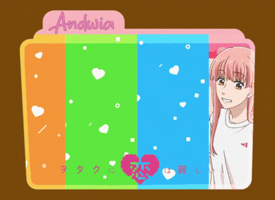 Folder With Girl And Andwia GIF