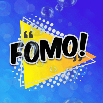 Fomo Sign With Bubbles GIF
