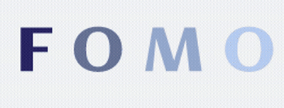 Fomo Written In Blue GIF