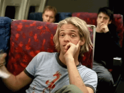 Foo Fighters Being Flight Attendant GIF