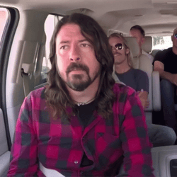 Foo Fighters Raiding A Car GIF