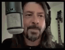 Foo Fighters Recording GIF