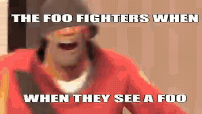 Foo Fighters Seeing Foo Poster GIF