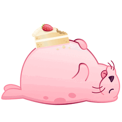 Food Coma Cute Seal Over Eaten GIF