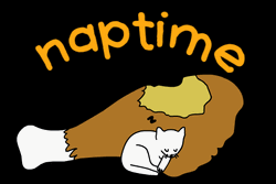 Food Coma Full Cat Naptime GIF
