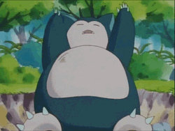 Food Coma Snorlax Pokemon GIF