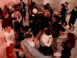 Food Fight In Party Celebration GIF