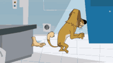 Foot Kics Dukey Johnny Test GIF