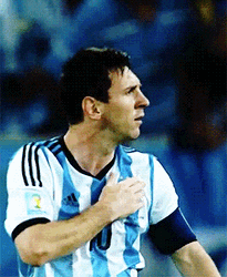 Football Athlete From Argentina Lionel Messi GIF