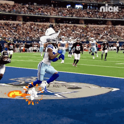 Football Catch Edited Run GIF
