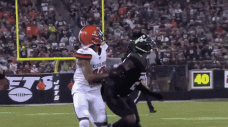 Football Catch Stumble GIF
