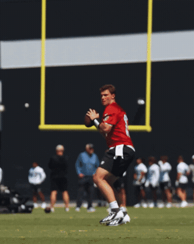 Football Flying Near Goal Post GIF