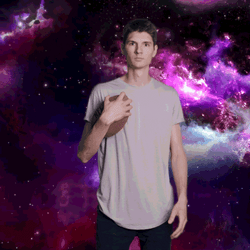 Football Fumble Galaxy Background GIF