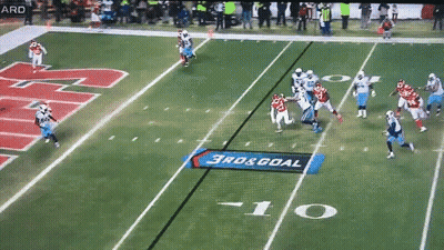 Football Game 3Rd And Goal Banner GIF