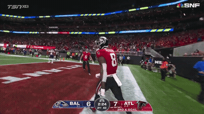 Football Game Between BAL And ATL GIF