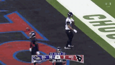 Football Game Between BAL And HOU GIF