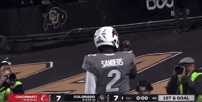 Football Game Between Cincinnati And Colorado GIF