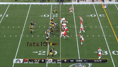 Football Game Between CLE And PIT GIF