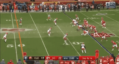 Football Game Between Cleats And Kansas City Chiefs GIF
