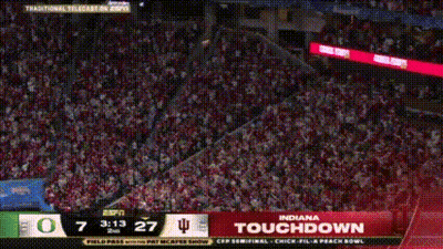 Football Game Between Indiana And Ohio State GIF