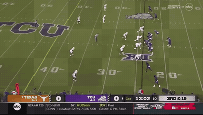 Football Game Between Texas And TCU GIF