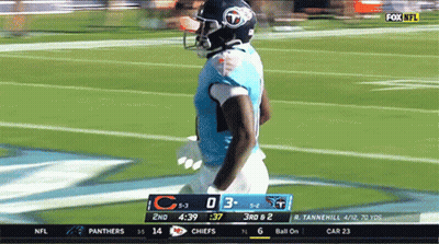 Football Game Between Titans And Bears On Fox NFL GIF
