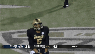 Football Game Between Toledo And Michigan GIF