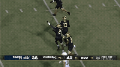 Football Game Between Toledo And W Michigan GIF