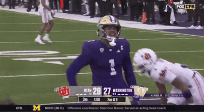 Football Game Between Utah And Washington GIF