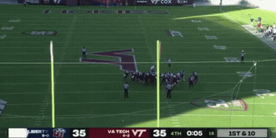 Football Game Between Va Tech And VT GIF
