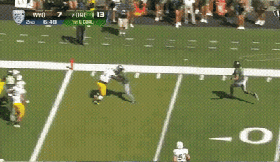 Football Game Between Wyo And Oregon GIF