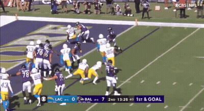 Football Game Broadcast On CBS GIF
