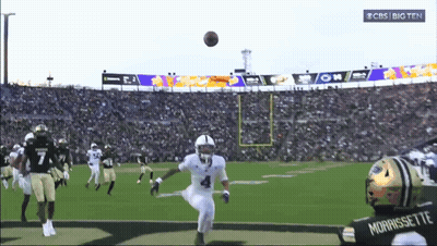 Football Game Broadcast On CBS GIF