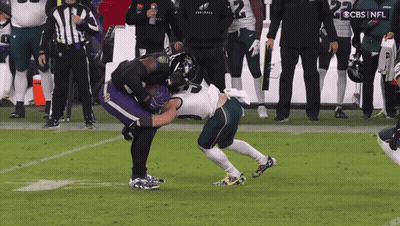 Football Game Broadcast On CBS GIF