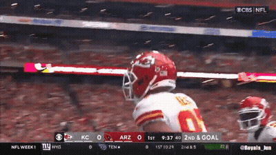 Football Game Broadcast On CBS GIF