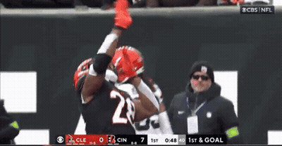 Football Game Broadcast On CBS GIF