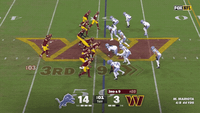 Football Game Detroit Lions Vs Washington Redskins GIF