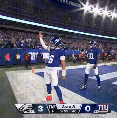 Football Game Giants Vs Eagles GIF