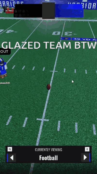 Football Game Glazed Team vs Warriors