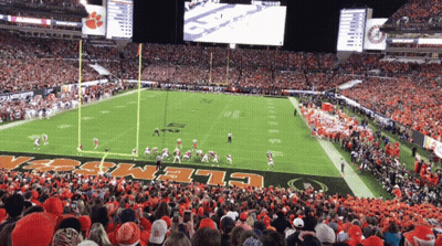 Football Game in Clemson Stadium